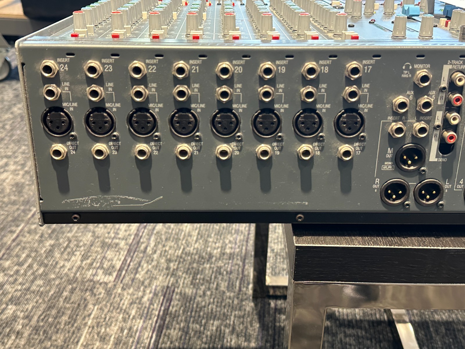 Allen & Heath GL2200 32-Channel Mixing Board, 36"x22"x6", analog, front of house - Image 10