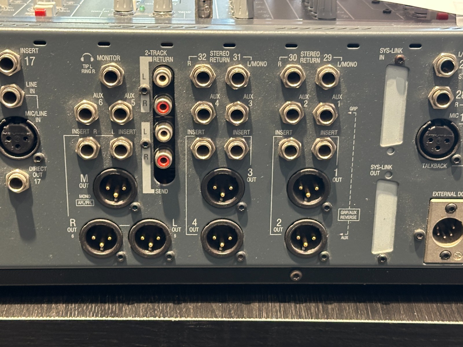 Allen & Heath GL2200 32-Channel Mixing Board, 36"x22"x6", analog, front of house - Image 11