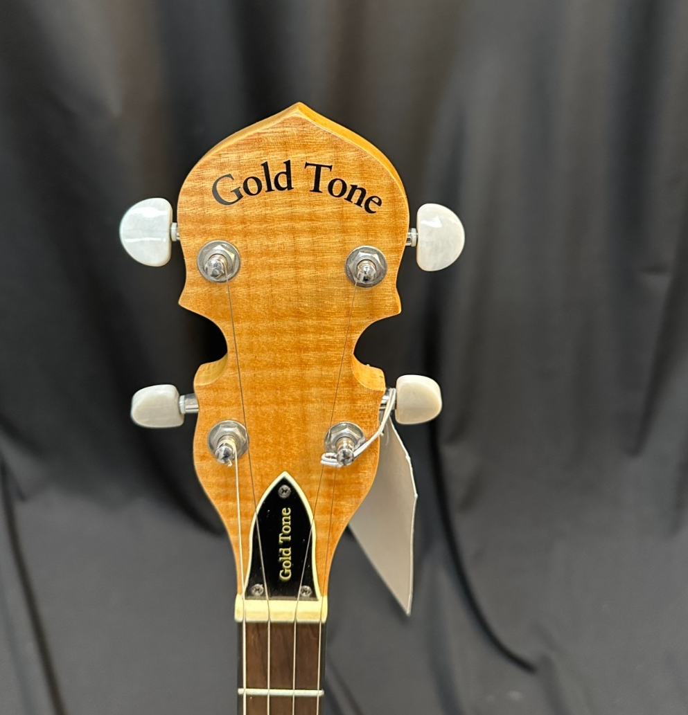 Gold Tone CC-100 Intermediate Openback Banjo with backpack style black gig bag - Image 10