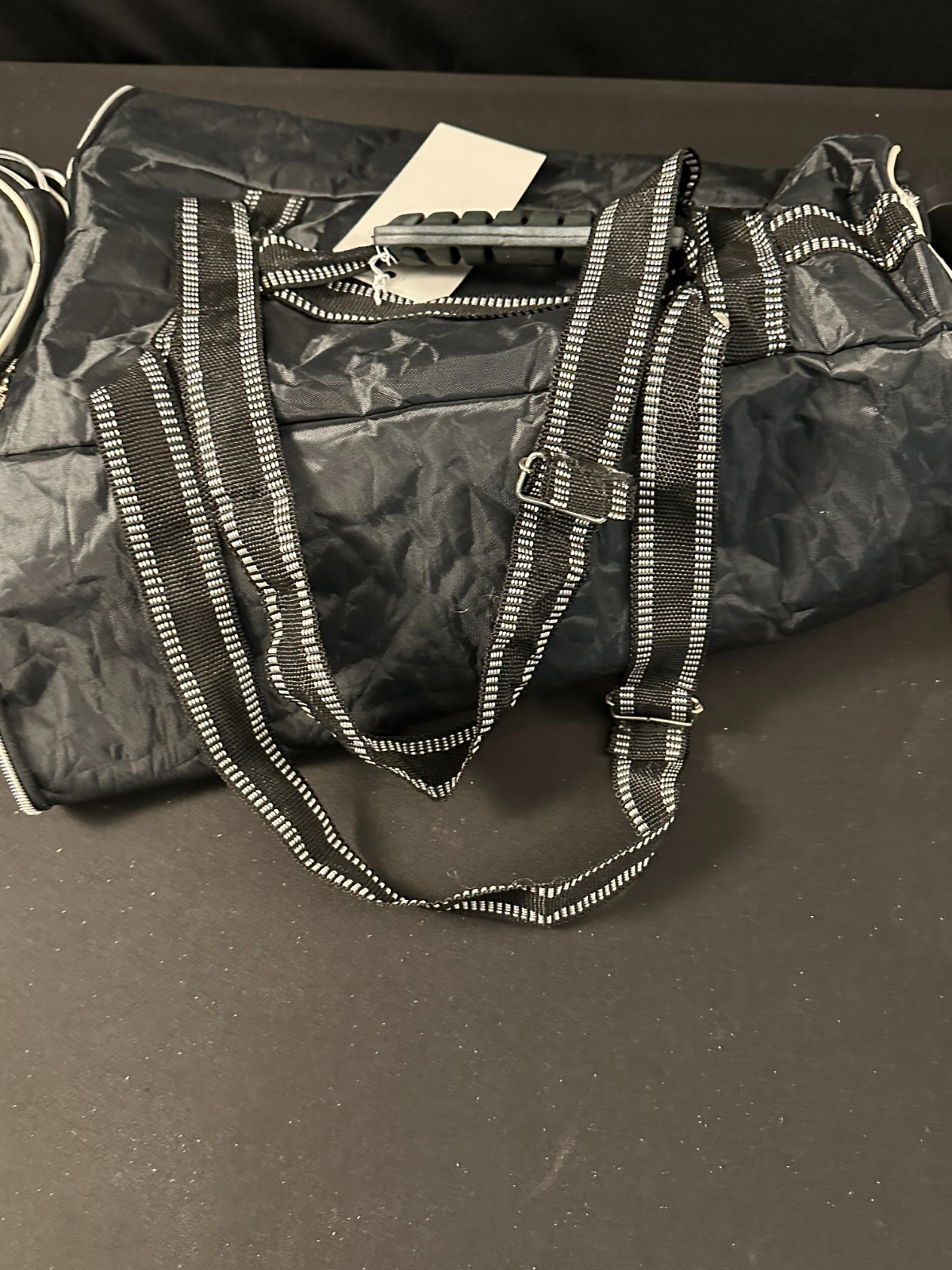 11 inch Bavly Export Dumbek Bag, black, backpack style with adjustable straps - Image 9