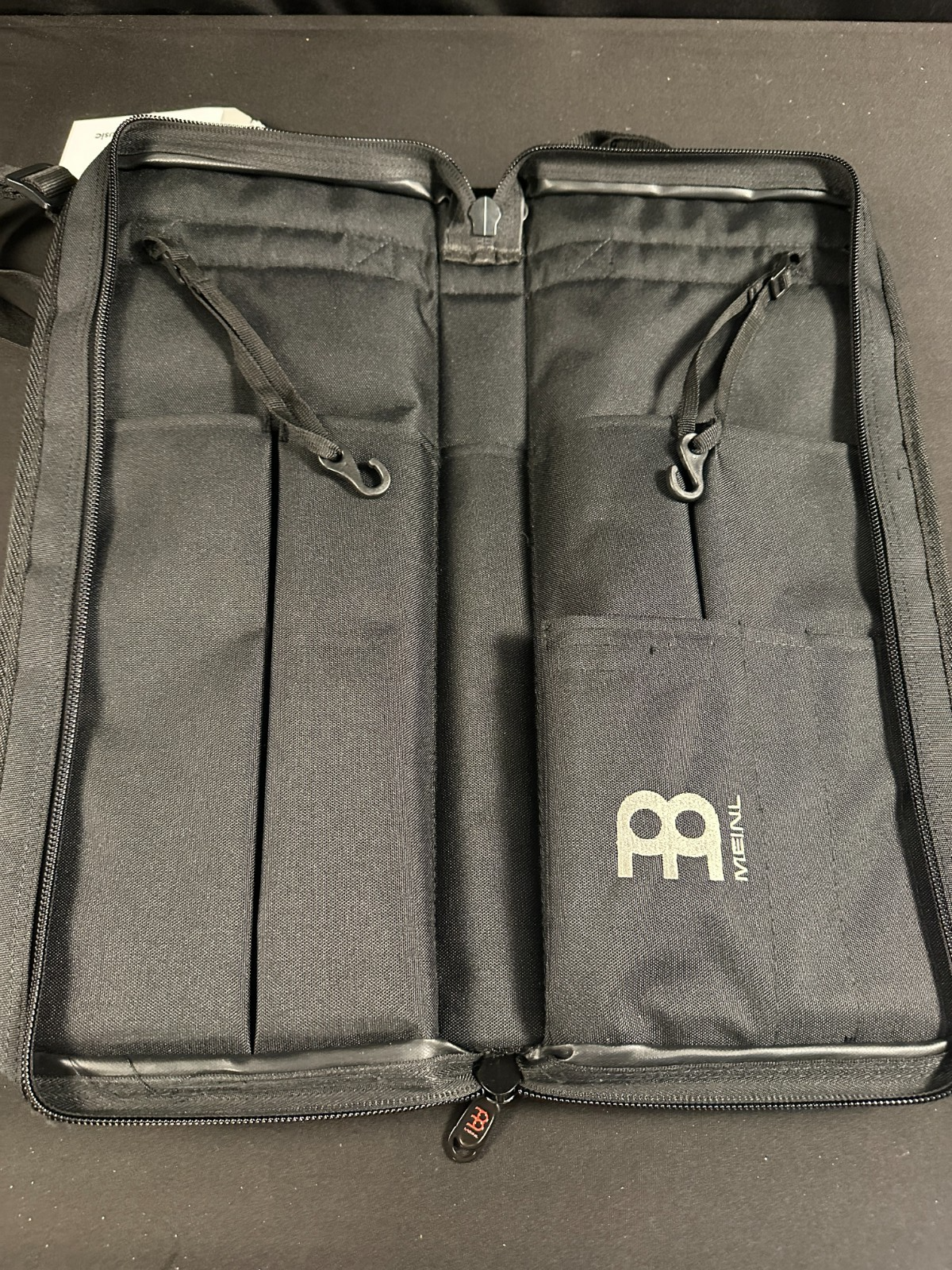 Meinl Stick Bag w/stick sleeves, accessory pockets, hang straps, shoulder strap - Image 4