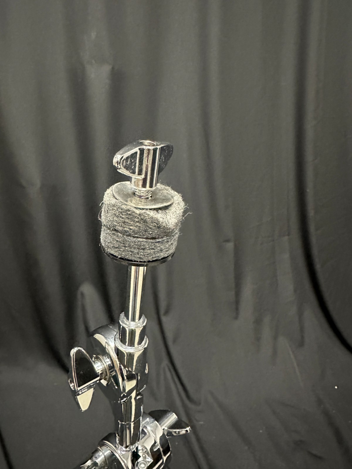 Sound Percussion Straight Cymbal Stand, adjustable, good felts and rubber feet - Image 2