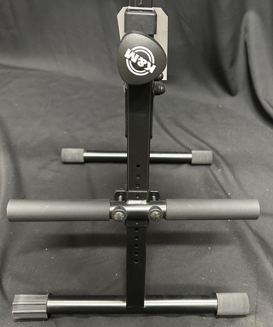 K&M Adjustable Performance Folding Stool, adjustable height, footrest, seat tilt - Image 7