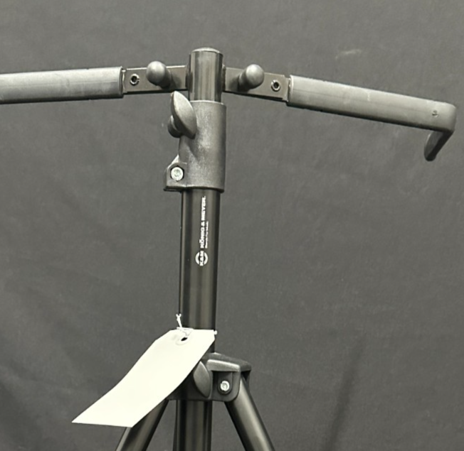 K&M 141 height adjustable Folding Double Bass Stand, steel, plastic, soft rubber - Image 8