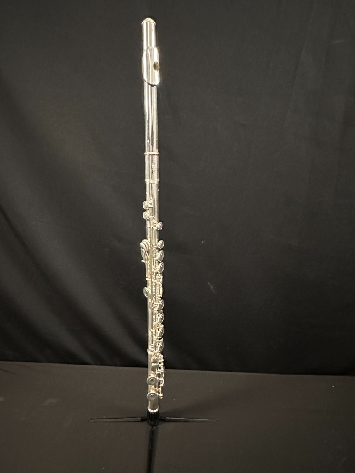 Haynes Schwelm Closed Hole Student Flute, Silver plated, offset G, case w/strap - Image 6
