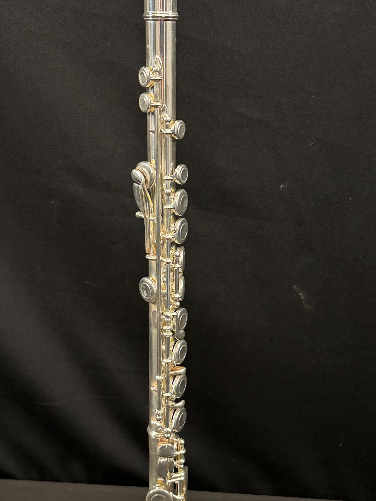 Haynes Schwelm Closed Hole Student Flute, Silver plated, offset G, case w/strap - Image 8