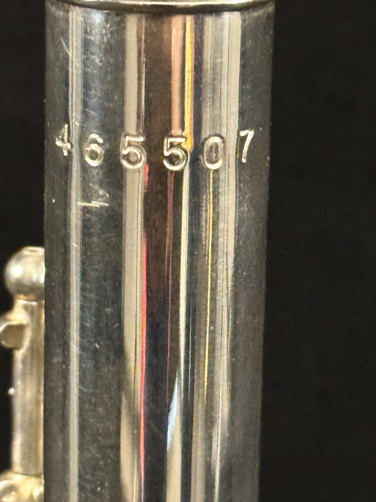 Haynes Schwelm Closed Hole Student Flute, Silver plated, offset G, case w/strap - Image 17