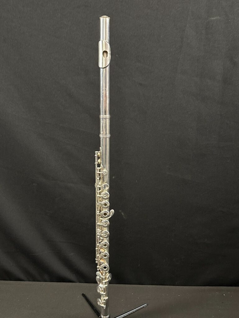 Gemeinhardt Hand Crafted Sterling Silver Open Hole Flute, C Foot, ProTec Case