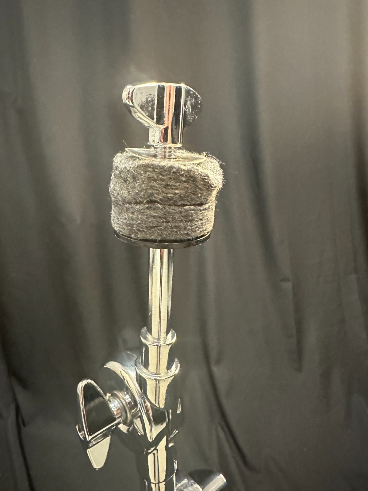 Sound Percussion Straight Cymbal Stand, adjustable, good felts and rubber feet - Image 3
