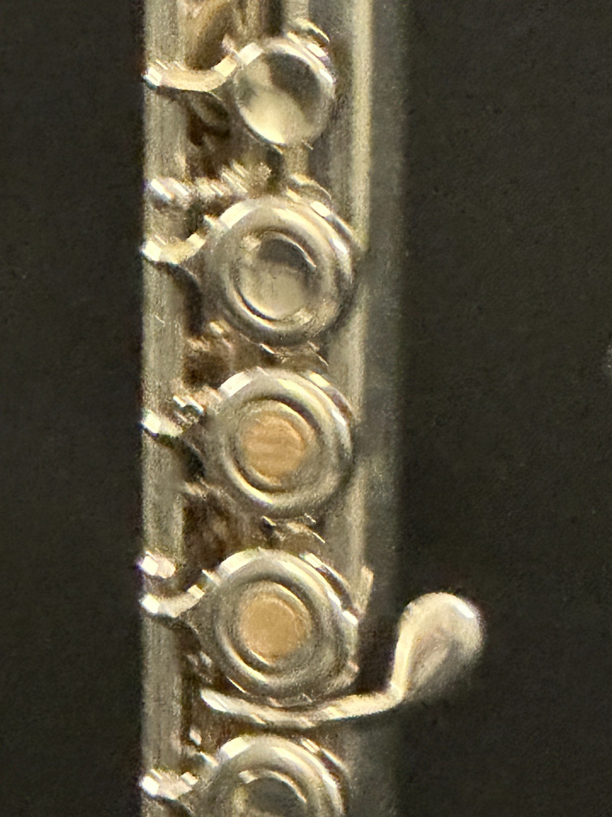 Vintage Armstrong 80 Sterling Silver Open Hole B Foot Flute with case, USA Made - Image 5