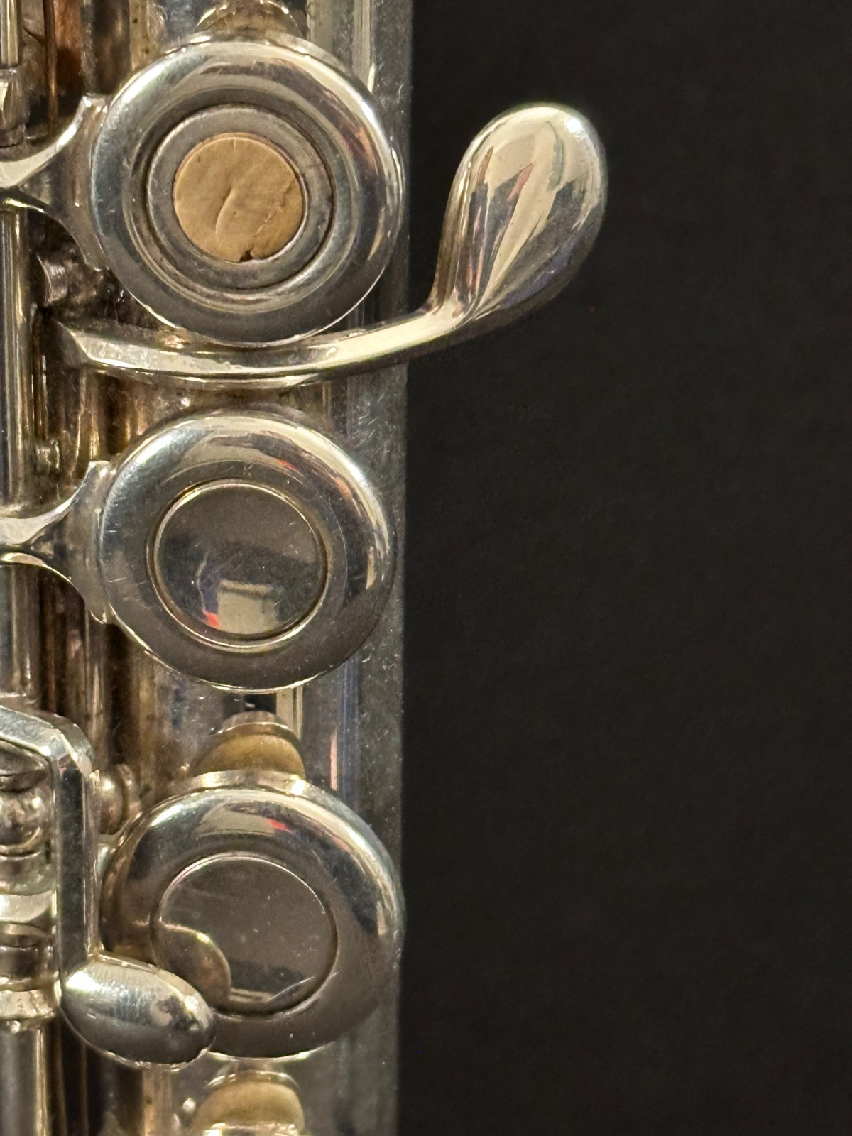Vintage Armstrong 80 Sterling Silver Open Hole B Foot Flute with case, USA Made - Image 14