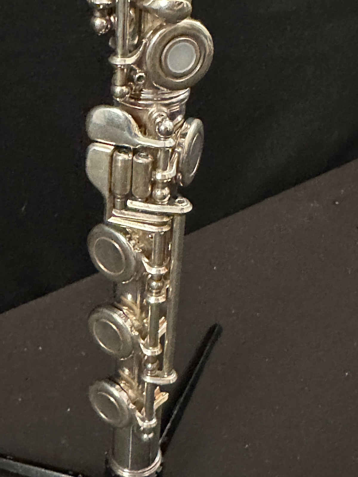 Vintage Armstrong 80 Sterling Silver Open Hole B Foot Flute with case, USA Made - Image 15