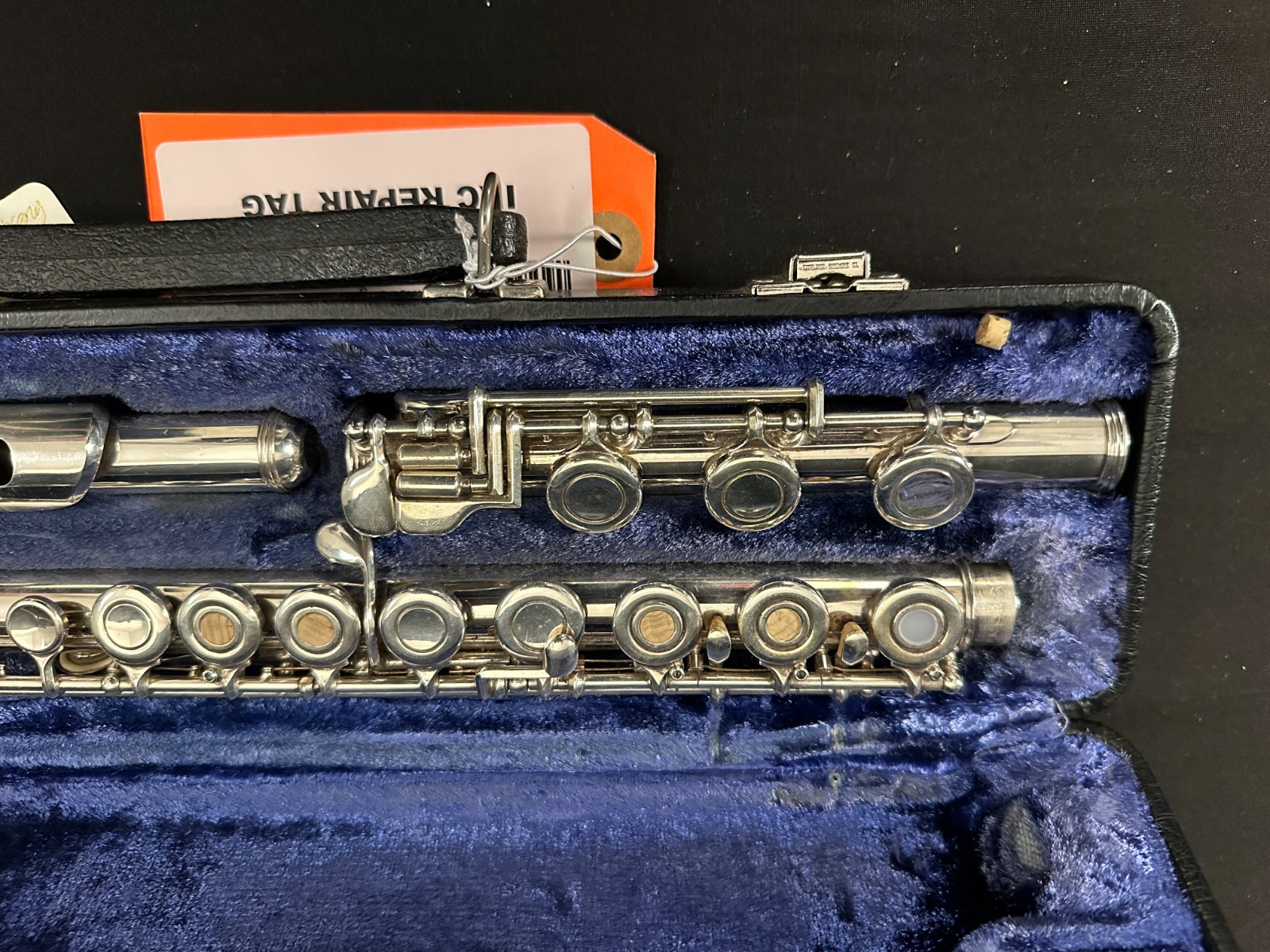 Vintage Armstrong 80 Sterling Silver Open Hole B Foot Flute with case, USA Made - Image 18