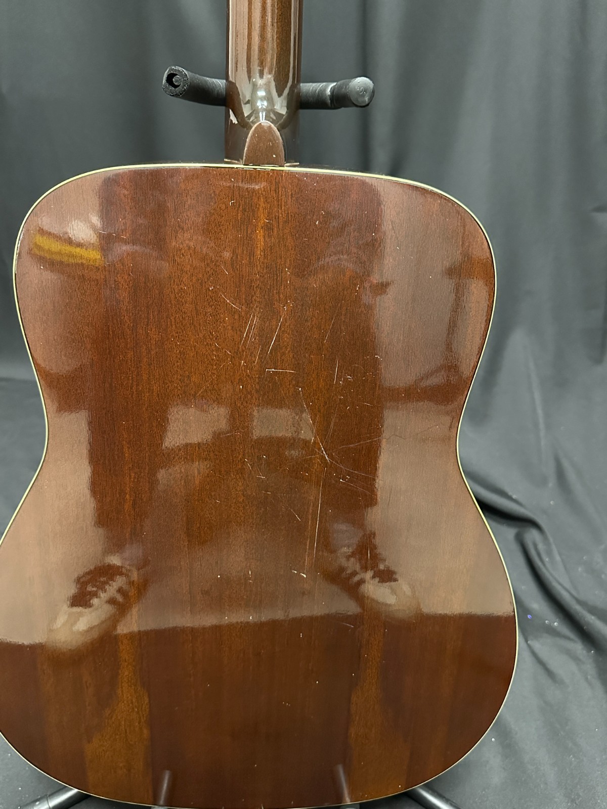 Vintage Yamaha FG-160 Acoustic Guitar with hard case, set up by pro luthier - Image 7