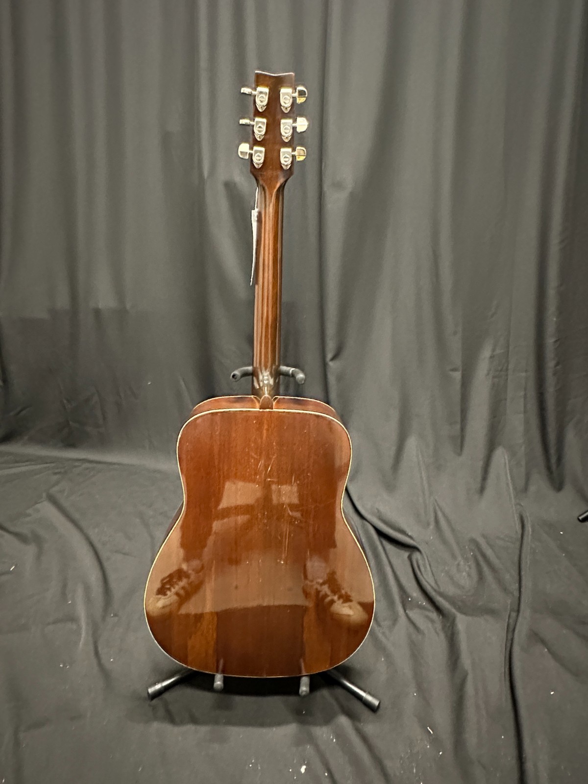 Vintage Yamaha FG-160 Acoustic Guitar with hard case, set up by pro luthier - Image 8