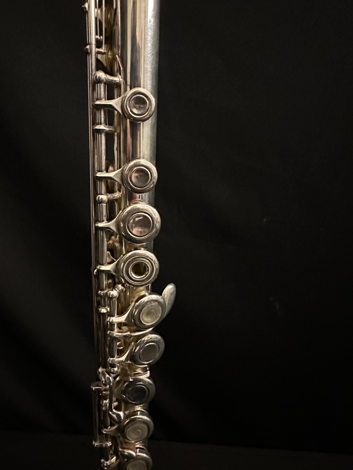 Monique Open Hole Flute, Silver plated with B-Foot joint, offset G,Comes w/ case - Image 4