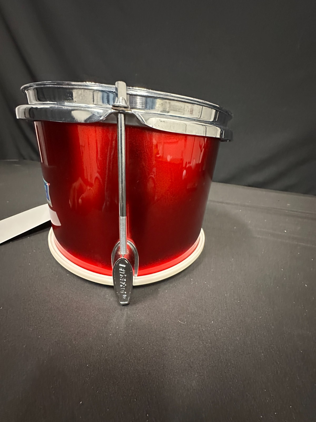 First Act Discovery 8" Red Tom, junior size drum, 5" deep, metal hoops and lugs - Image 6