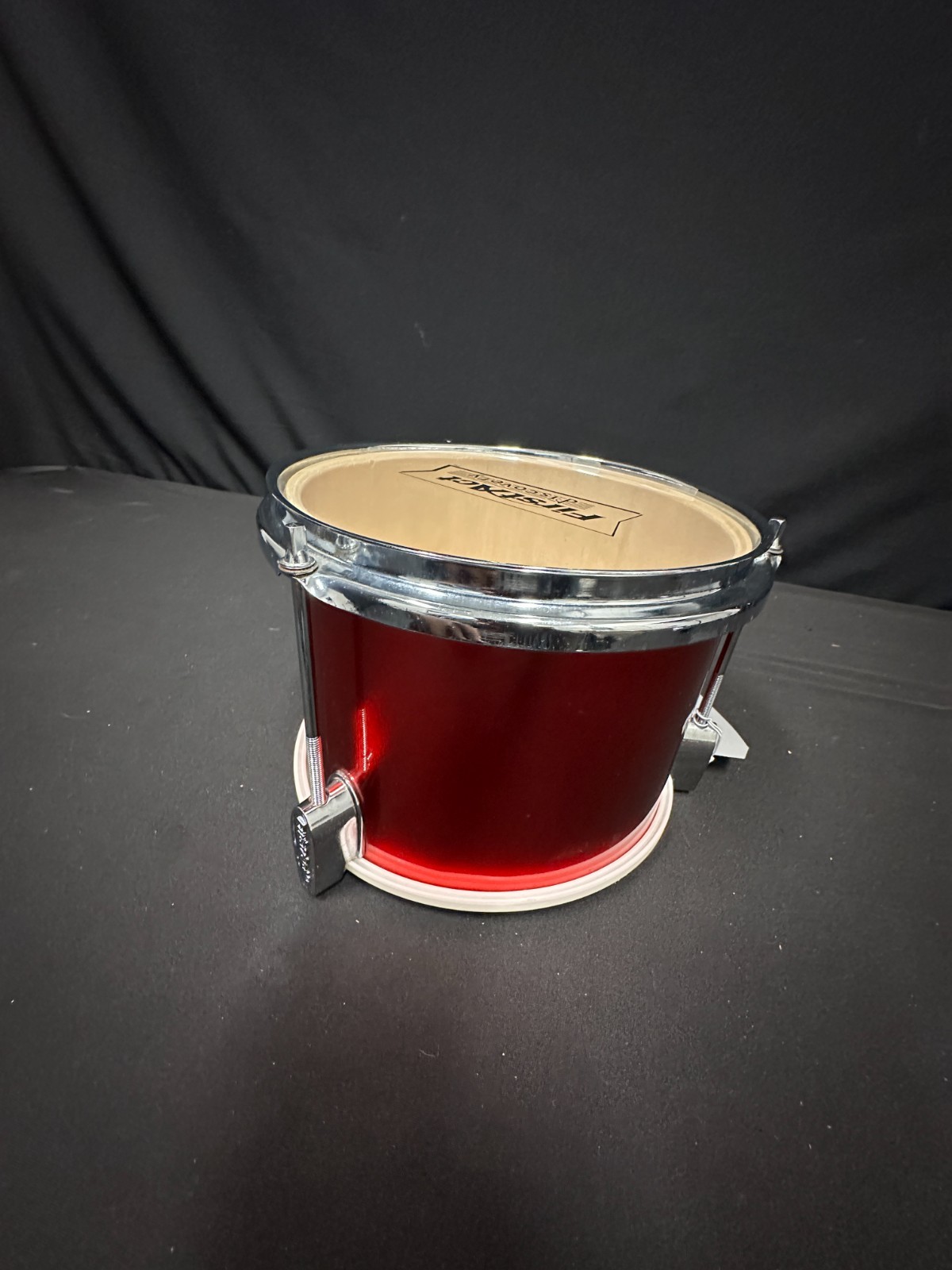 First Act Discovery 8" Red Tom, junior size drum, 5" deep, metal hoops and lugs - Image 9