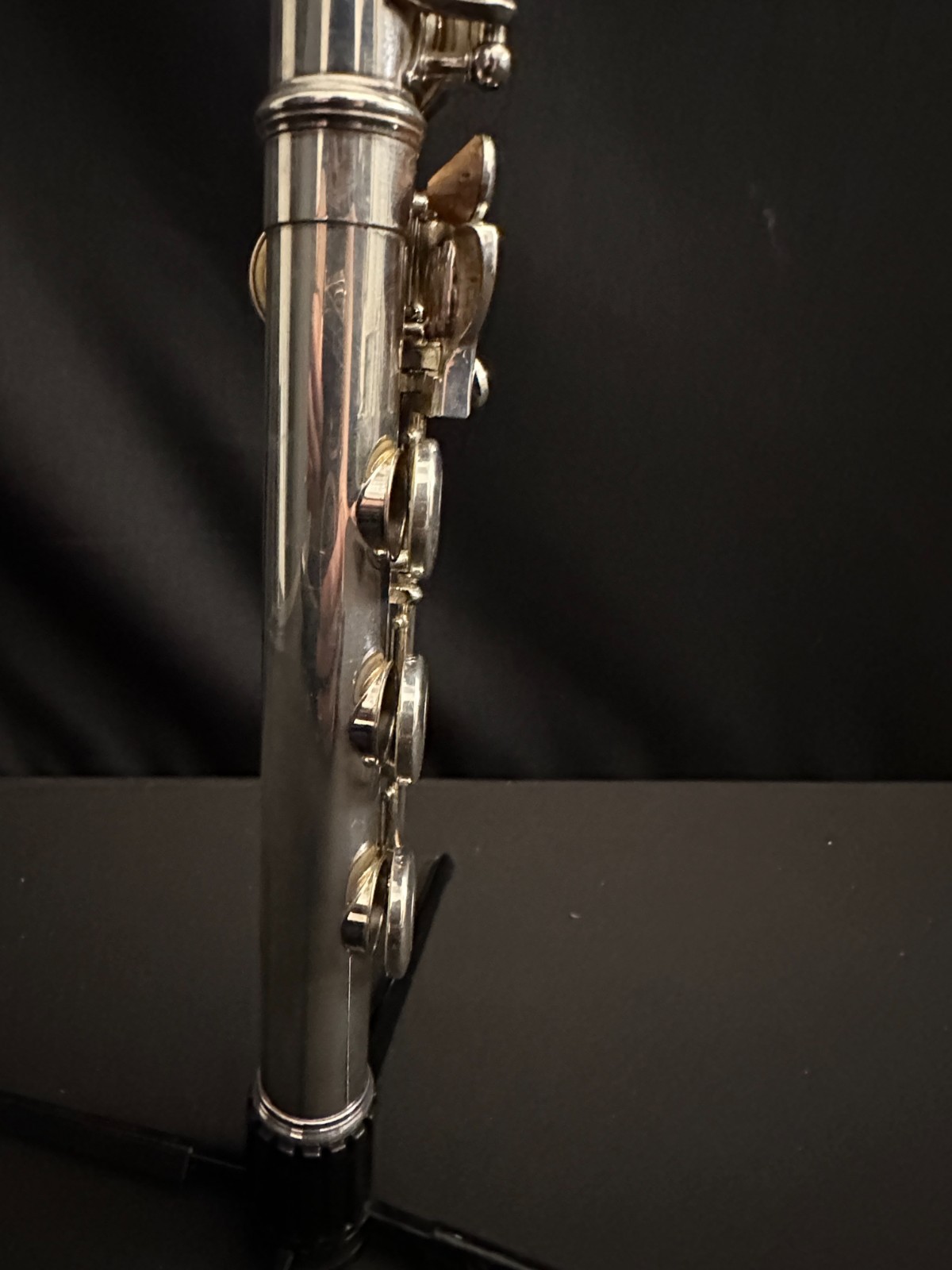 Monique Open Hole Flute, Silver plated with B-Foot joint, offset G,Comes w/ case - Image 9