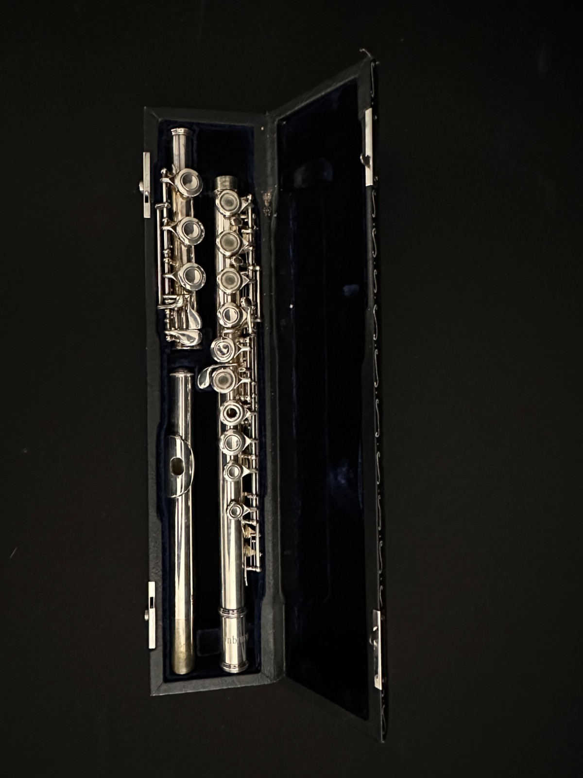 Monique Open Hole Flute, Silver plated with B-Foot joint, offset G,Comes w/ case - Image 10