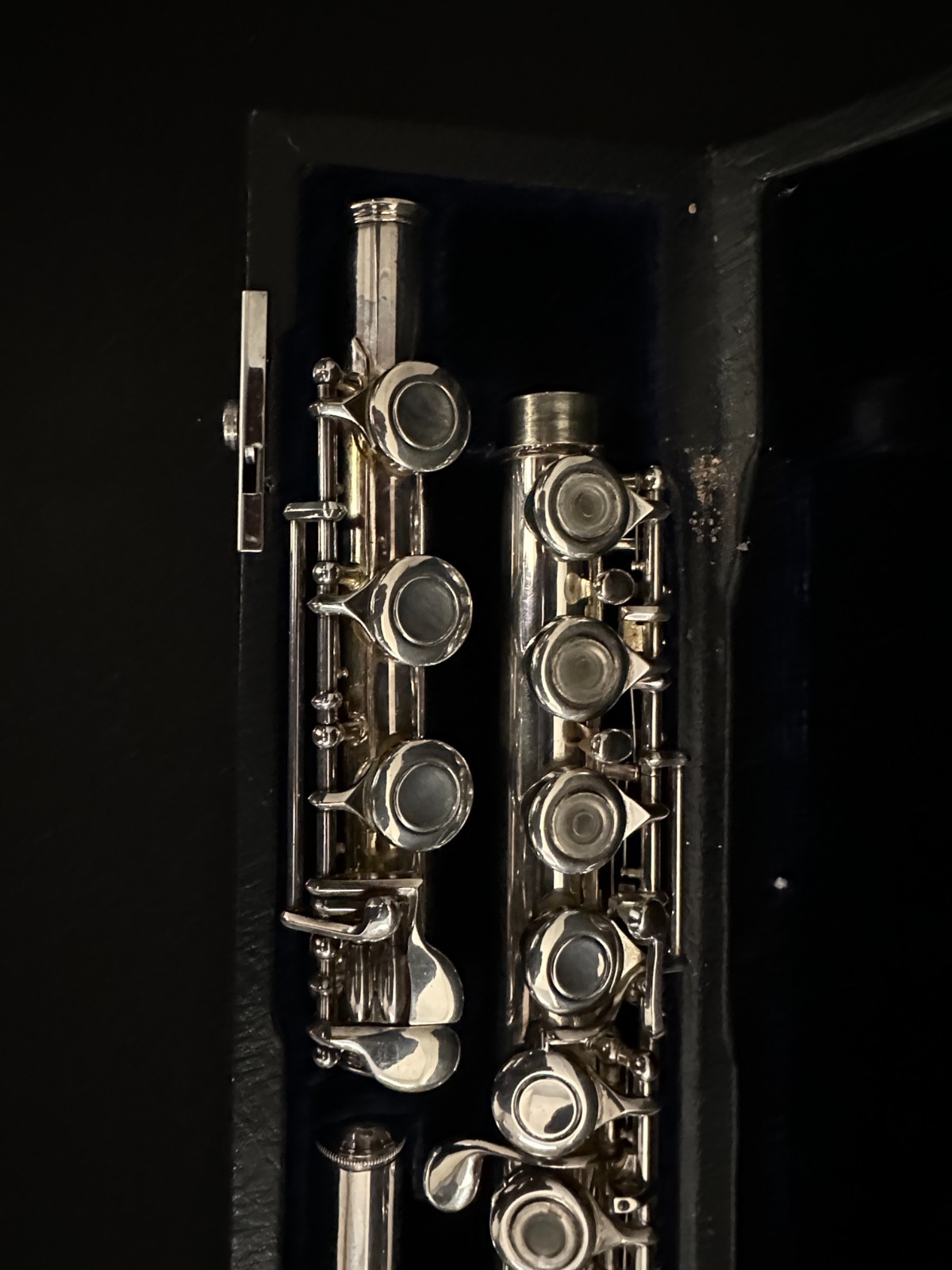 Monique Open Hole Flute, Silver plated with B-Foot joint, offset G,Comes w/ case - Image 11