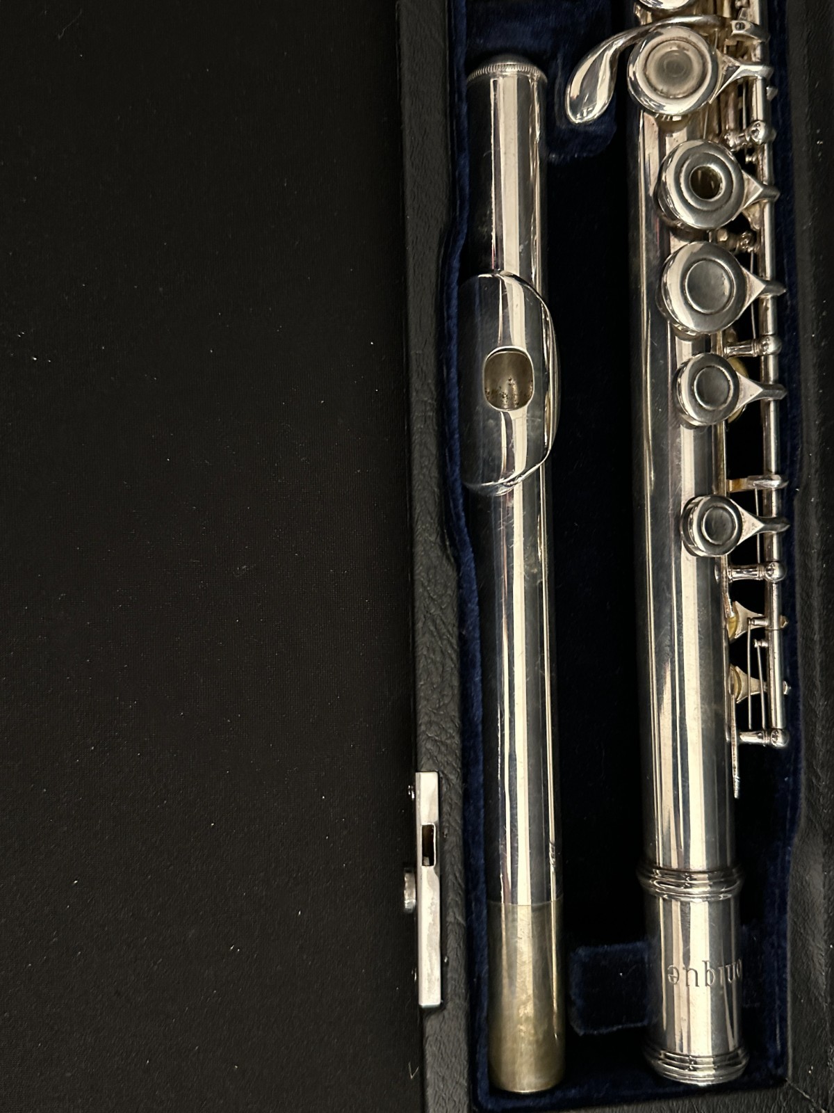Monique Open Hole Flute, Silver plated with B-Foot joint, offset G,Comes w/ case - Image 12