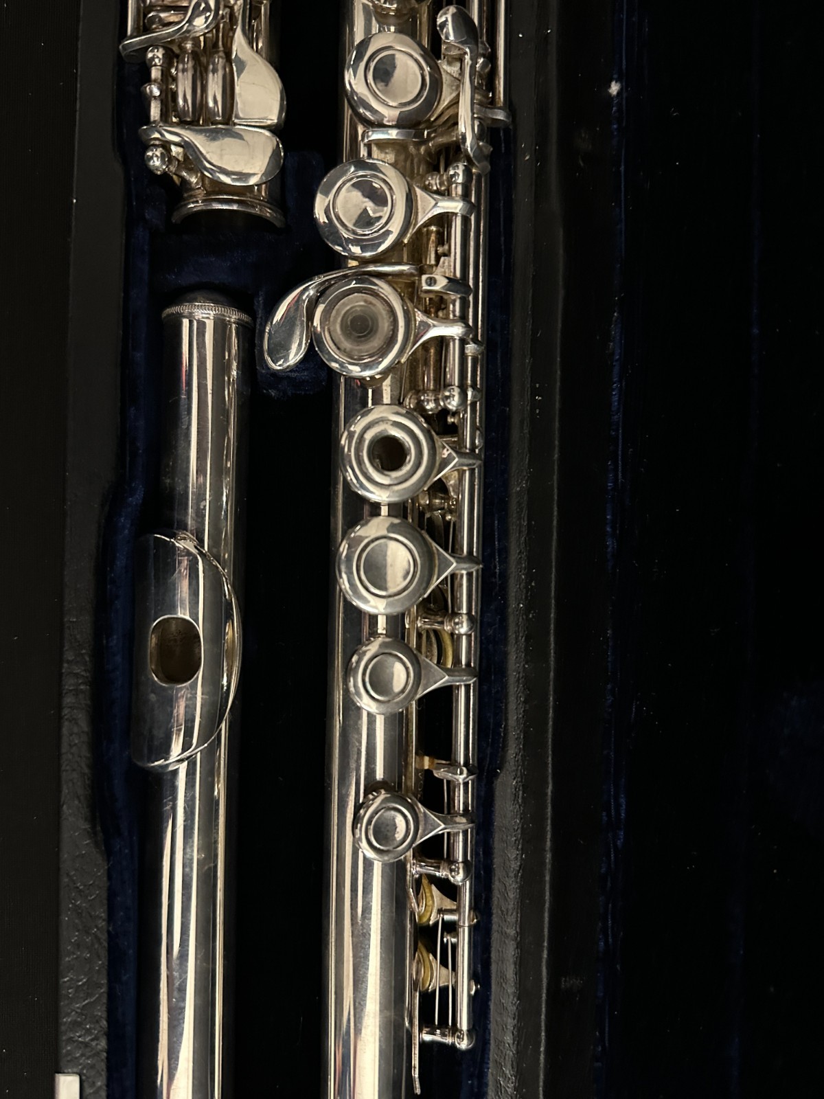 Monique Open Hole Flute, Silver plated with B-Foot joint, offset G,Comes w/ case - Image 13