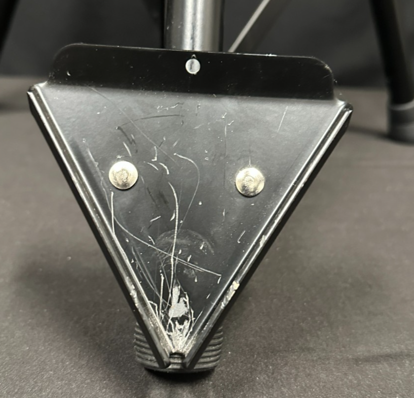 K&M 141 height adjustable Folding Double Bass Stand, steel, plastic, soft rubber - Image 4
