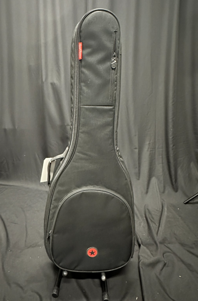 Road Runner Electric Guitar Gig Bag, Black, backpack style, with pocket