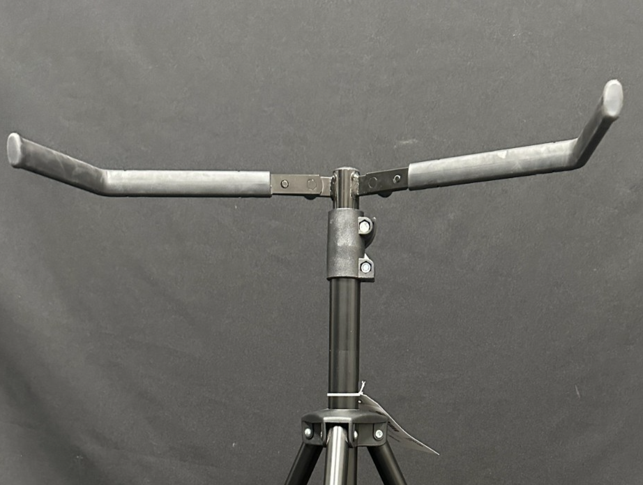 K&M 141 height adjustable Folding Double Bass Stand, steel, plastic, soft rubber - Image 7